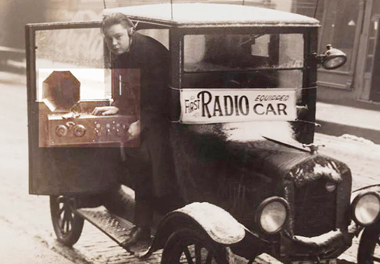 Erstes Autoradio 1922